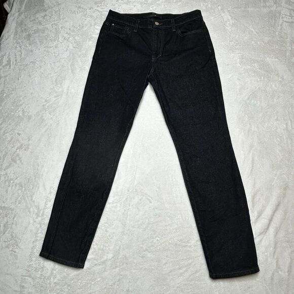 Joe's Womens Size 27 Oaklyn High Rise Straight Ankle Dark Wash‎ Stretch Jeans - Picture 2 of 14
